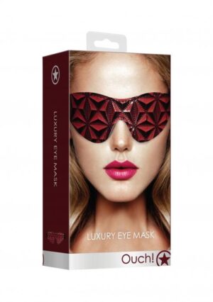 Luxury Eye Mask - Burgundy